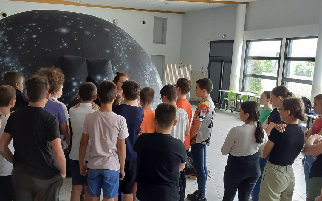 Initiation à l’astronomie : un planétarium est installé à Ozanam !