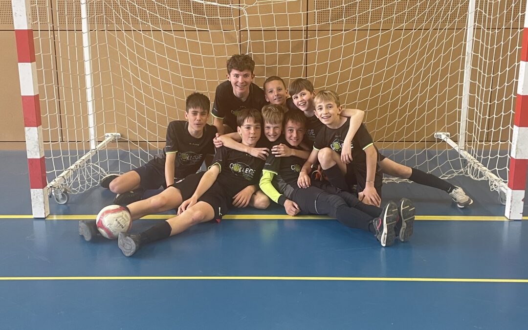 Futsal : les élèves du collège Champions départementaux !